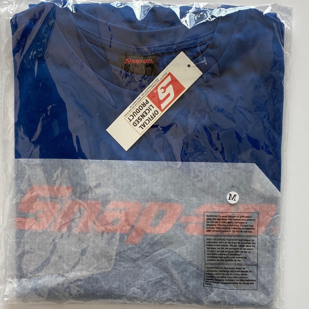 Mens Snap-On T-Shirt - Medium